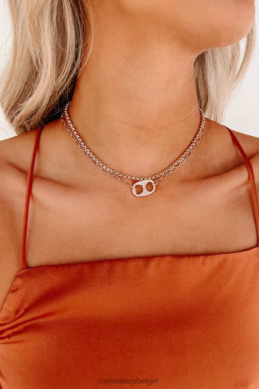 goud gelaagde collier losmaken NanaMacs HPTT4075