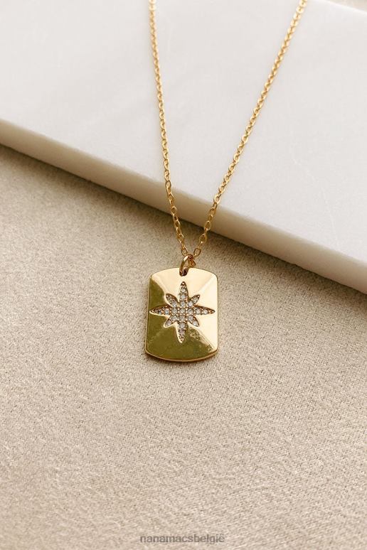 goud hemelse coördinaten hanger ketting NanaMacs HPTT4093