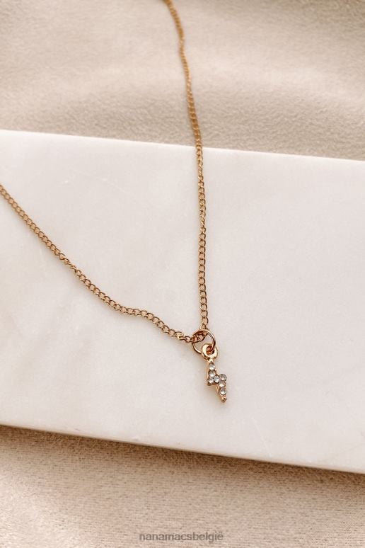 goud kijken naar de storm charm ketting NanaMacs HPTT4067