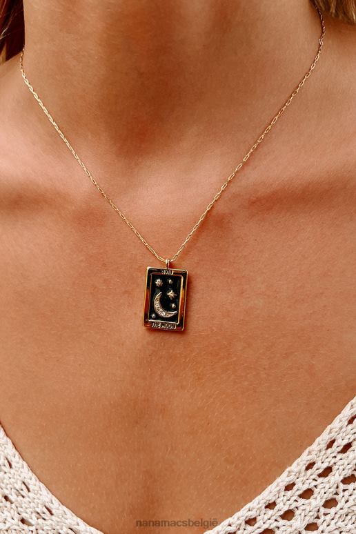goud maanlicht herinneringen hanger ketting NanaMacs HPTT4140