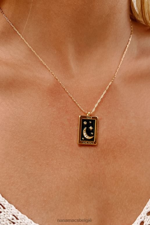 goud maanlicht herinneringen hanger ketting NanaMacs HPTT4140