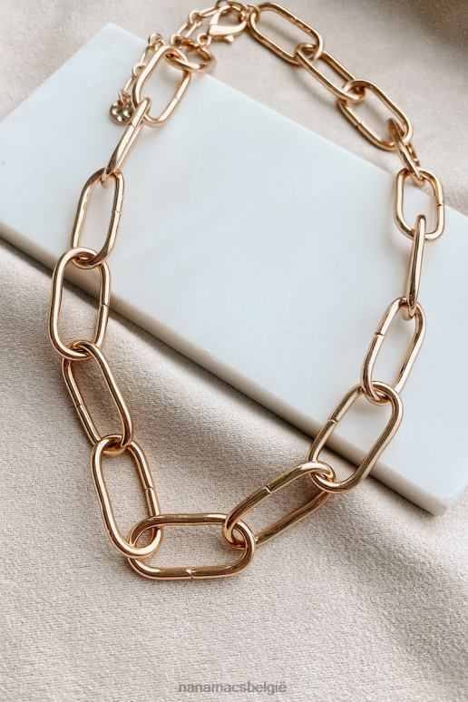 goud minimalistische vibes choker ketting NanaMacs HPTT4154
