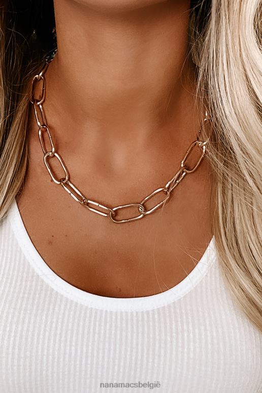 goud minimalistische vibes choker ketting NanaMacs HPTT4154