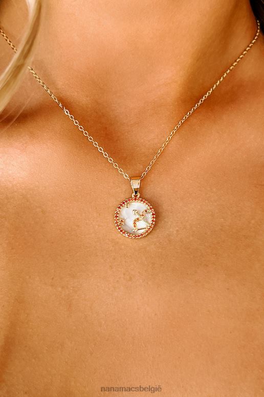 goud/multi wat is jouw sterrenbeeld bedelketting NanaMacs HPTT4124