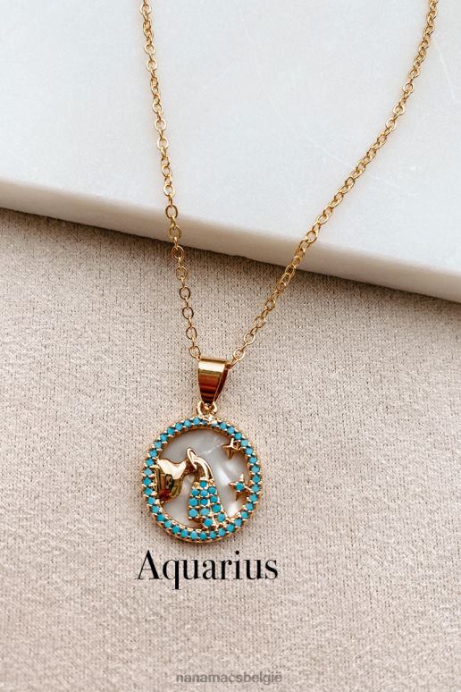 goud/multi wat is jouw sterrenbeeld bedelketting NanaMacs HPTT4124