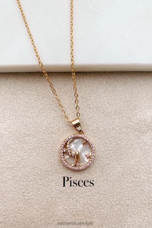 goud/multi wat is jouw sterrenbeeld bedelketting NanaMacs HPTT4124