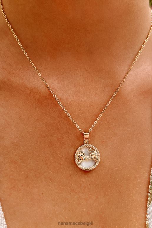 goud/multi wat is jouw sterrenbeeld bedelketting NanaMacs HPTT4124