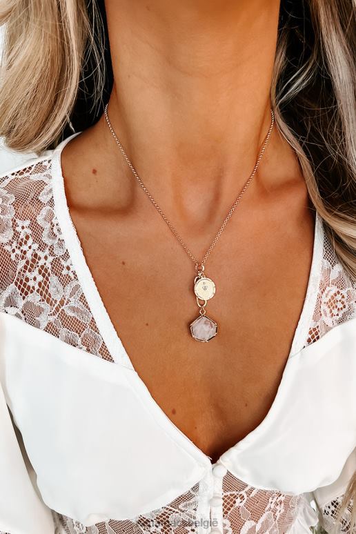 helder/goud daar voor je charme ketting NanaMacs HPTT4181