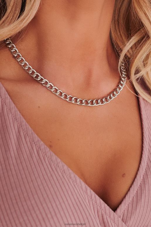 zilver ijzige voorspelling choker ketting NanaMacs HPTT4210
