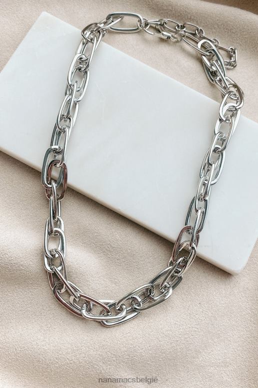 zilver twee is beter dan één choker ketting NanaMacs HPTT4150