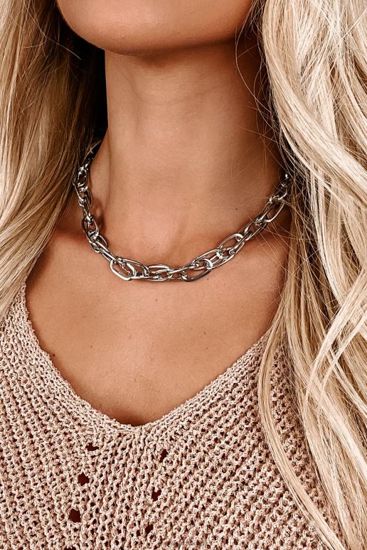 zilver twee is beter dan één choker ketting NanaMacs HPTT4150