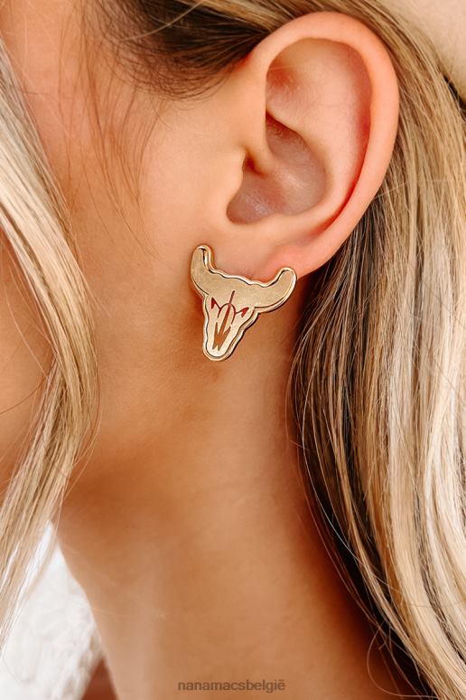 goud allerlei leuke oorknopjes met stieren NanaMacs HPTT4266