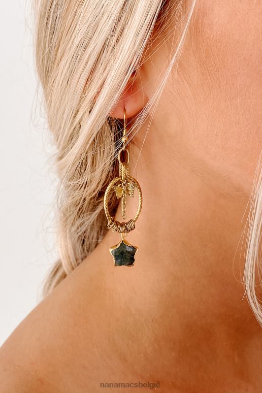 goud middernacht bries bengelen oorbellen NanaMacs HPTT4315