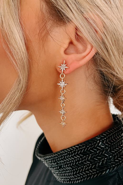 goud volg de sterren bengelen oorbellen NanaMacs HPTT4237