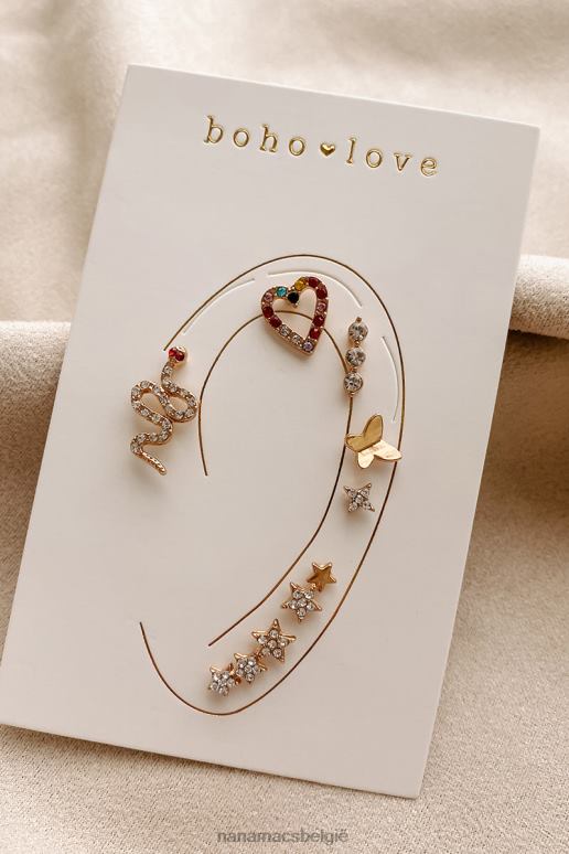 multi brekende wilde oorknopjes set NanaMacs HPTT4332