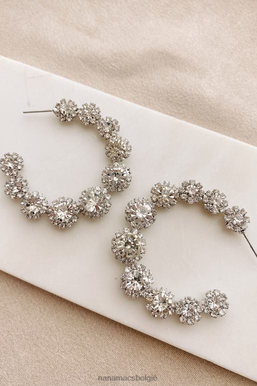 zilver deel de rijkdom oorringen NanaMacs HPTT4299