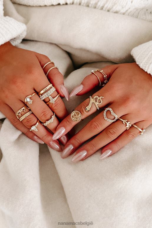 goud handen van goud 16 delige ringenset NanaMacs HPTT4435
