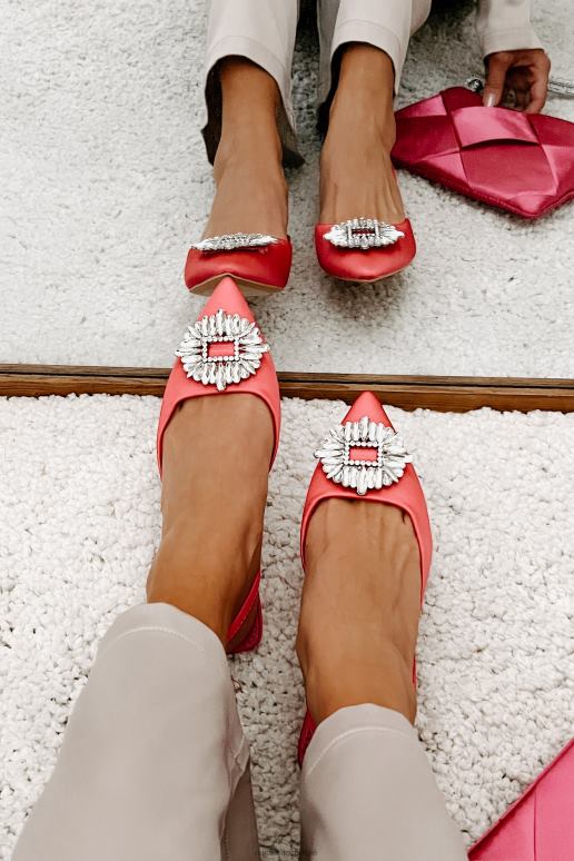 felroze taste of success satijnen slingback kitten heels NanaMacs HPTT3973