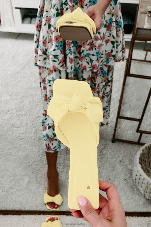 geel mooi in praag geknoopte hakken NanaMacs HPTT3944