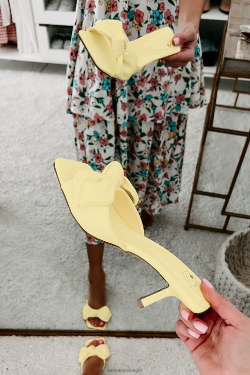 geel mooi in praag geknoopte hakken NanaMacs HPTT3944