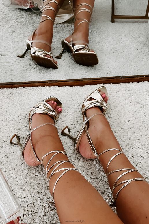 goud forever glamourous geknoopte metallic wikkelhakken NanaMacs HPTT3935