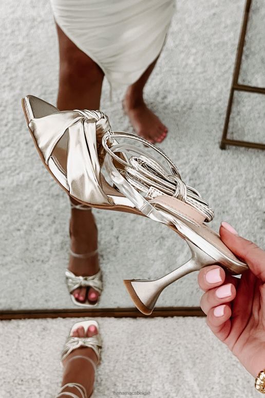 goud forever glamourous geknoopte metallic wikkelhakken NanaMacs HPTT3935
