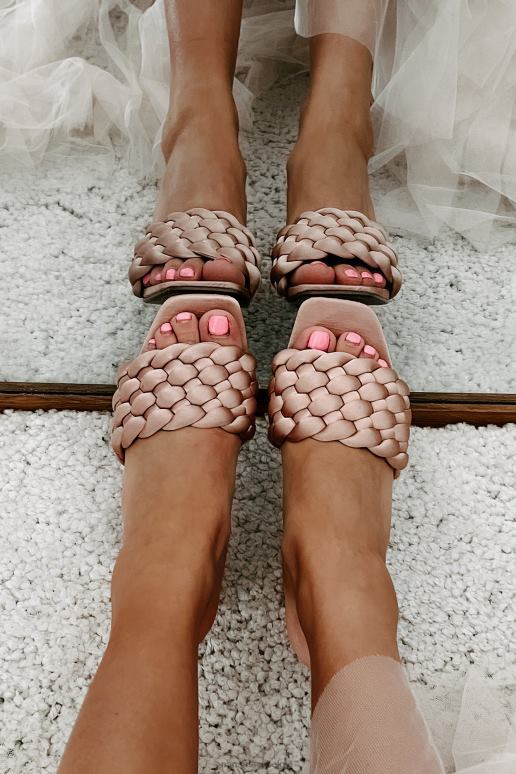 licht mauve geen excuses hier satijn geweven sandaal met hakken NanaMacs HPTT3940