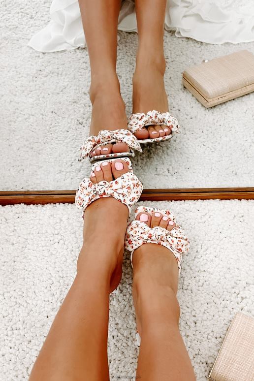 wit multi mooie in praag geknoopte gebloemde hakken NanaMacs HPTT3960