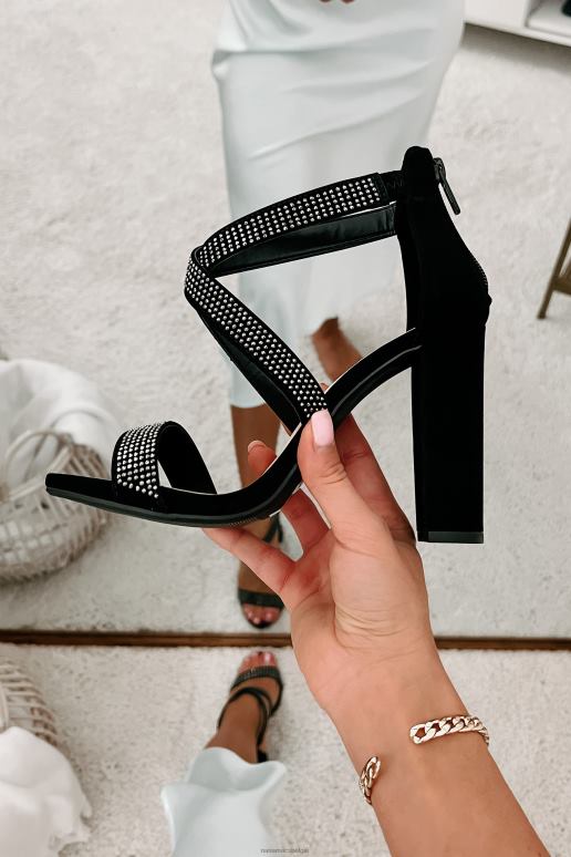 zwart toekomstige ster strass hakken NanaMacs HPTT3962