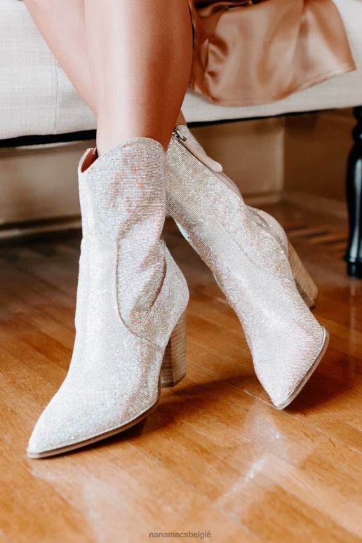 Champagne jaloers nog strass bootie NanaMacs HPTT3856