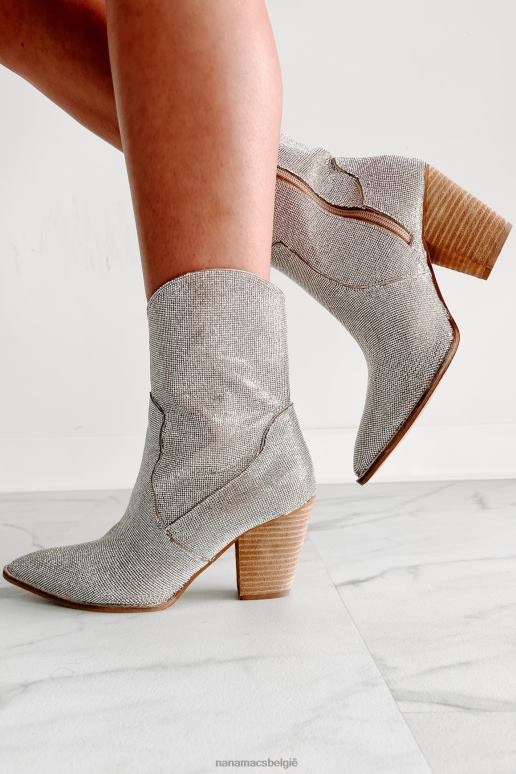 Champagne jaloers nog strass bootie NanaMacs HPTT3856