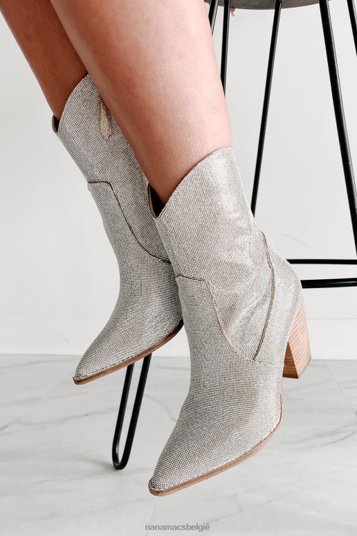 Champagne jaloers nog strass bootie NanaMacs HPTT3856