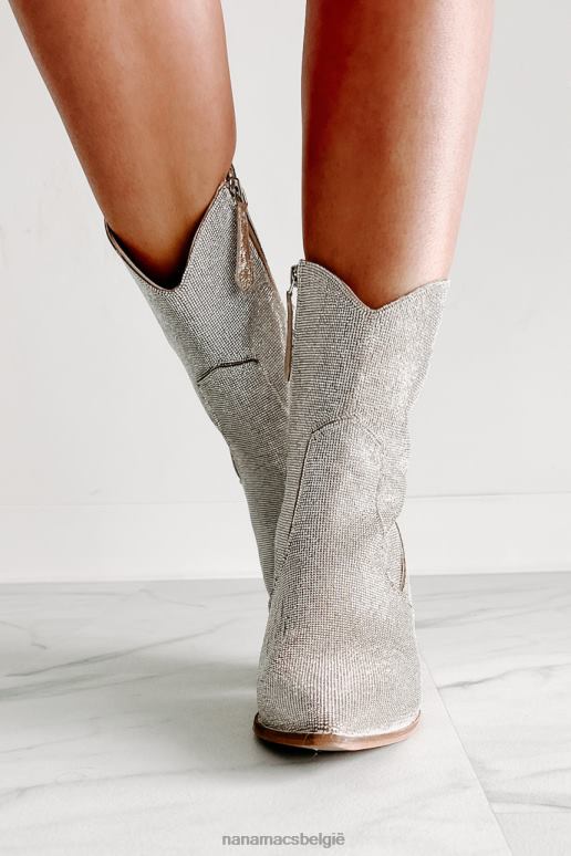 Champagne jaloers nog strass bootie NanaMacs HPTT3856