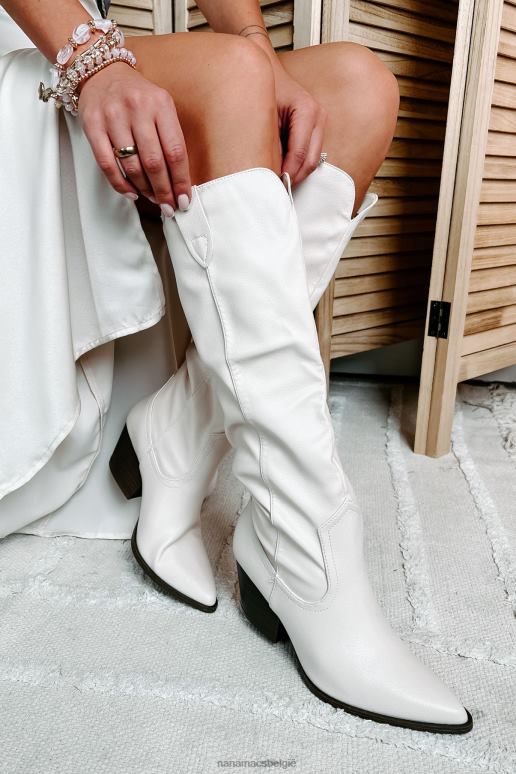 beige ashby kniehoge westernlaarzen NanaMacs HPTT3870