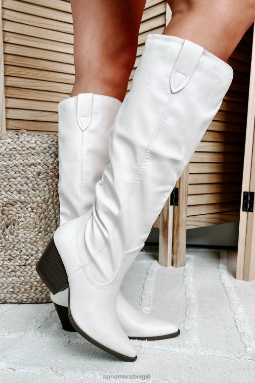 beige ashby kniehoge westernlaarzen NanaMacs HPTT3870