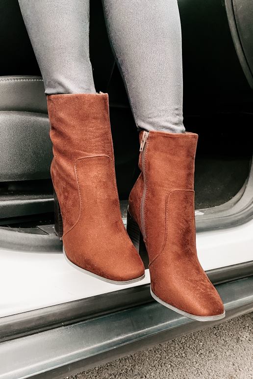 bruin extra bazige slofjes van imitatiesuède NanaMacs HPTT3921