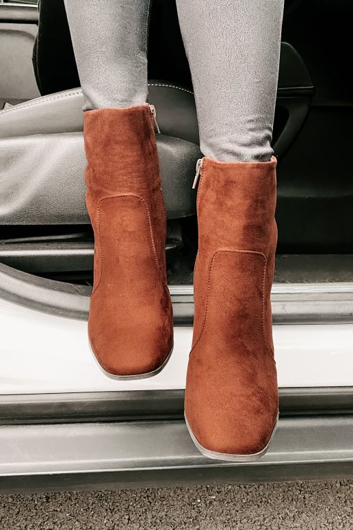 bruin extra bazige slofjes van imitatiesuède NanaMacs HPTT3921