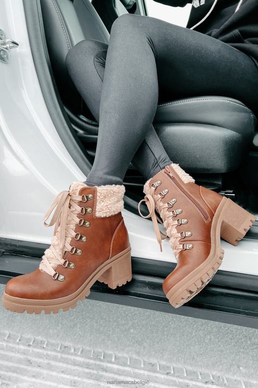 bruin sneeuwzoeker sherpa veterboots NanaMacs HPTT3916