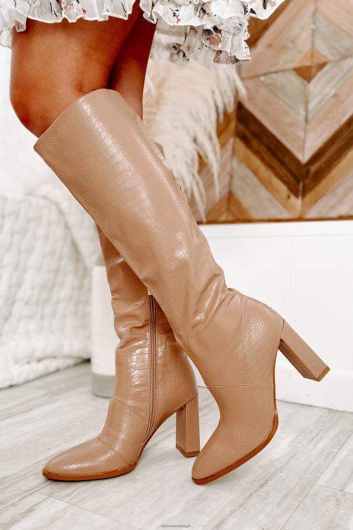 honing krokodil olanda faux croc kniehoge billini laarzen NanaMacs HPTT3878