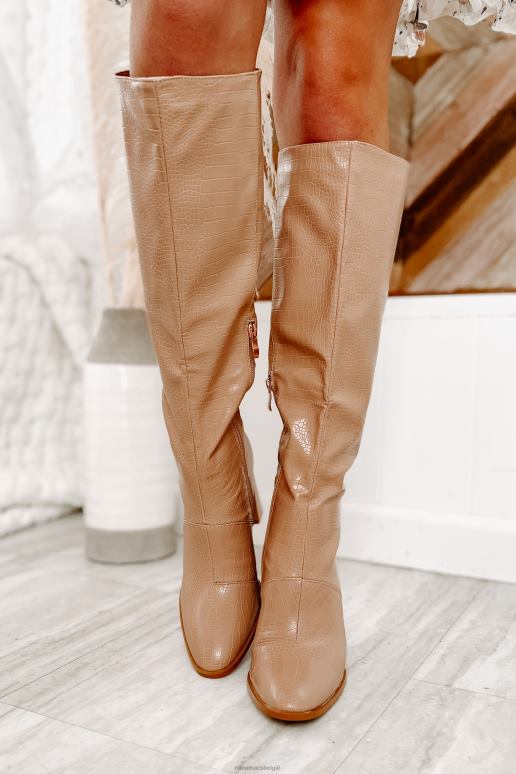 honing krokodil olanda faux croc kniehoge billini laarzen NanaMacs HPTT3878