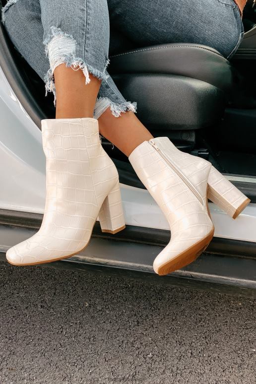 ivoor krokodil het maken van een verschijning faux croc slofjes NanaMacs HPTT3924