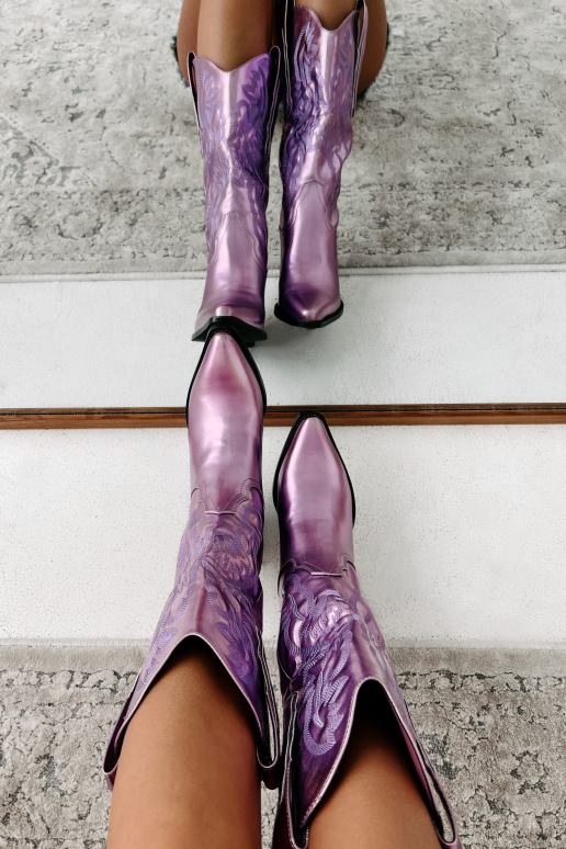 lichtpaars danilo metalen cowboylaarzen NanaMacs HPTT3851