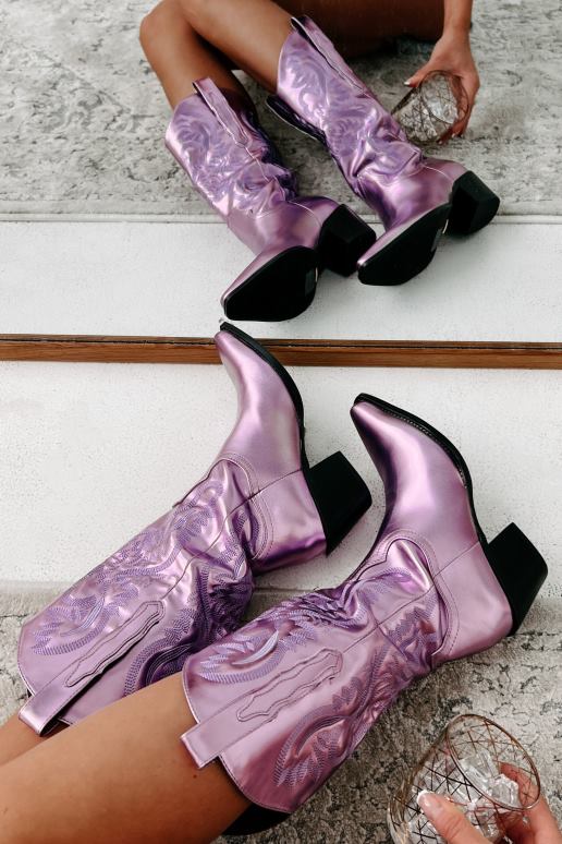 lichtpaars danilo metalen cowboylaarzen NanaMacs HPTT3851