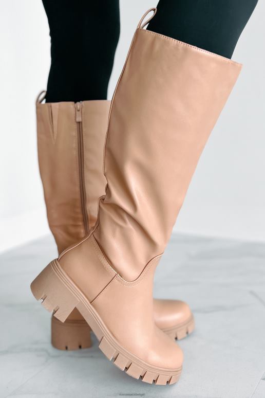 naakt racen naar uitsterven kniehoge laarzen met noppen NanaMacs HPTT3859