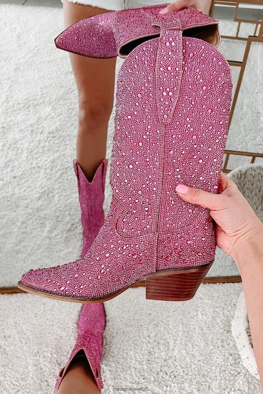 roze strass spurs bling strass cowboylaarzen NanaMacs HPTT3855