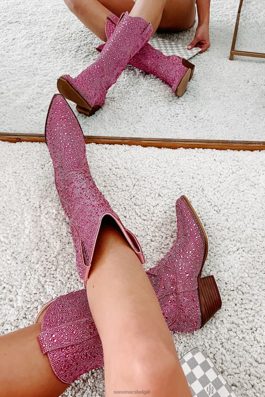 roze strass spurs bling strass cowboylaarzen NanaMacs HPTT3855