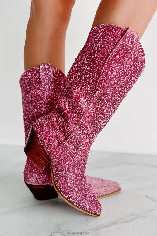 roze strass spurs bling strass cowboylaarzen NanaMacs HPTT3855