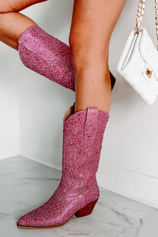 roze strass spurs bling strass cowboylaarzen NanaMacs HPTT3855