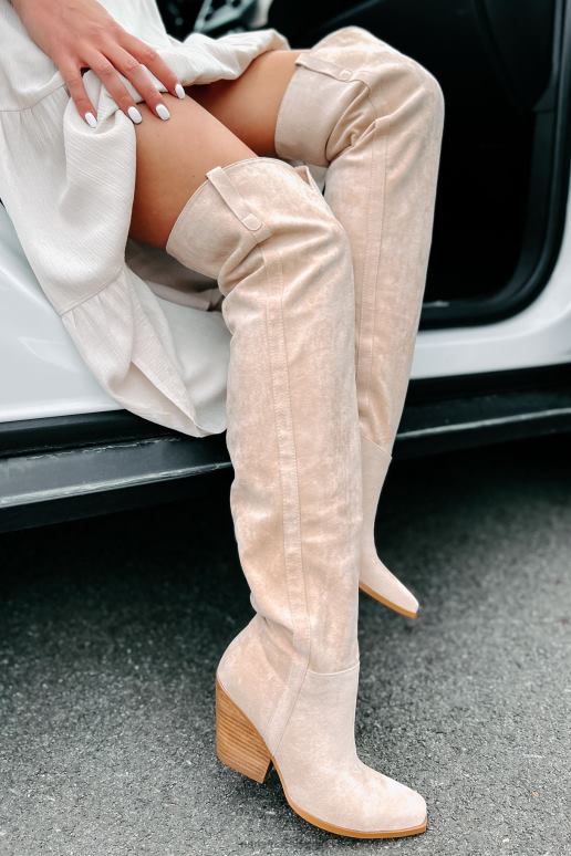 sahara suède calahari faux suède over de knie billini laarzen NanaMacs HPTT3865