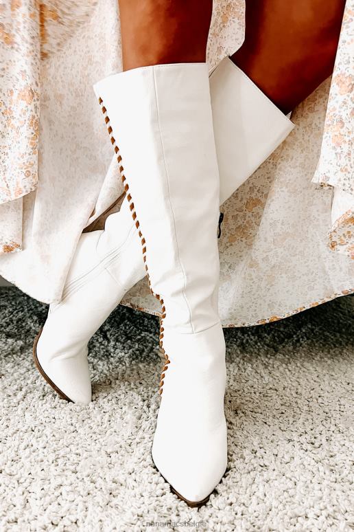 wit madeline westernlaars met spitse neus NanaMacs HPTT3860